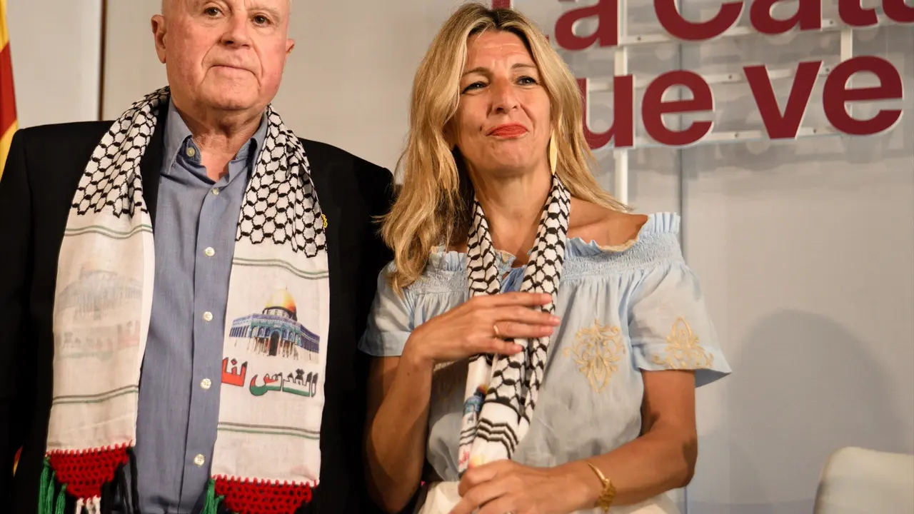 La vicepresidenta del Gobierno y l&iacute;der de Sumar, Yolanda D&iacute;az, durante un mitin. Alberto Paredes / Archivo