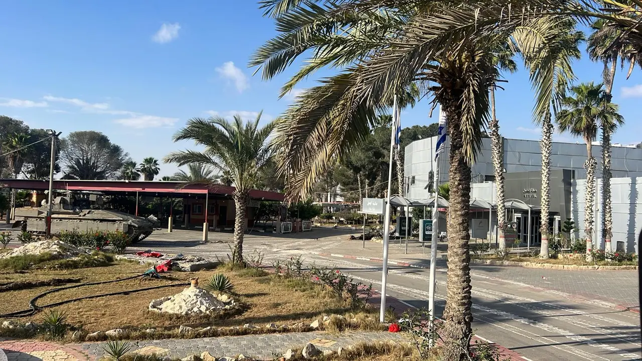Toma del lado palestino del paso de Raf&aacute;, en la frontera con Egipto, por parte del Ej&eacute;rcito de Israel. EP