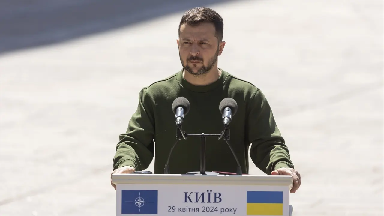 El presidente ucraniano, Volodimir Zelenski. EP
