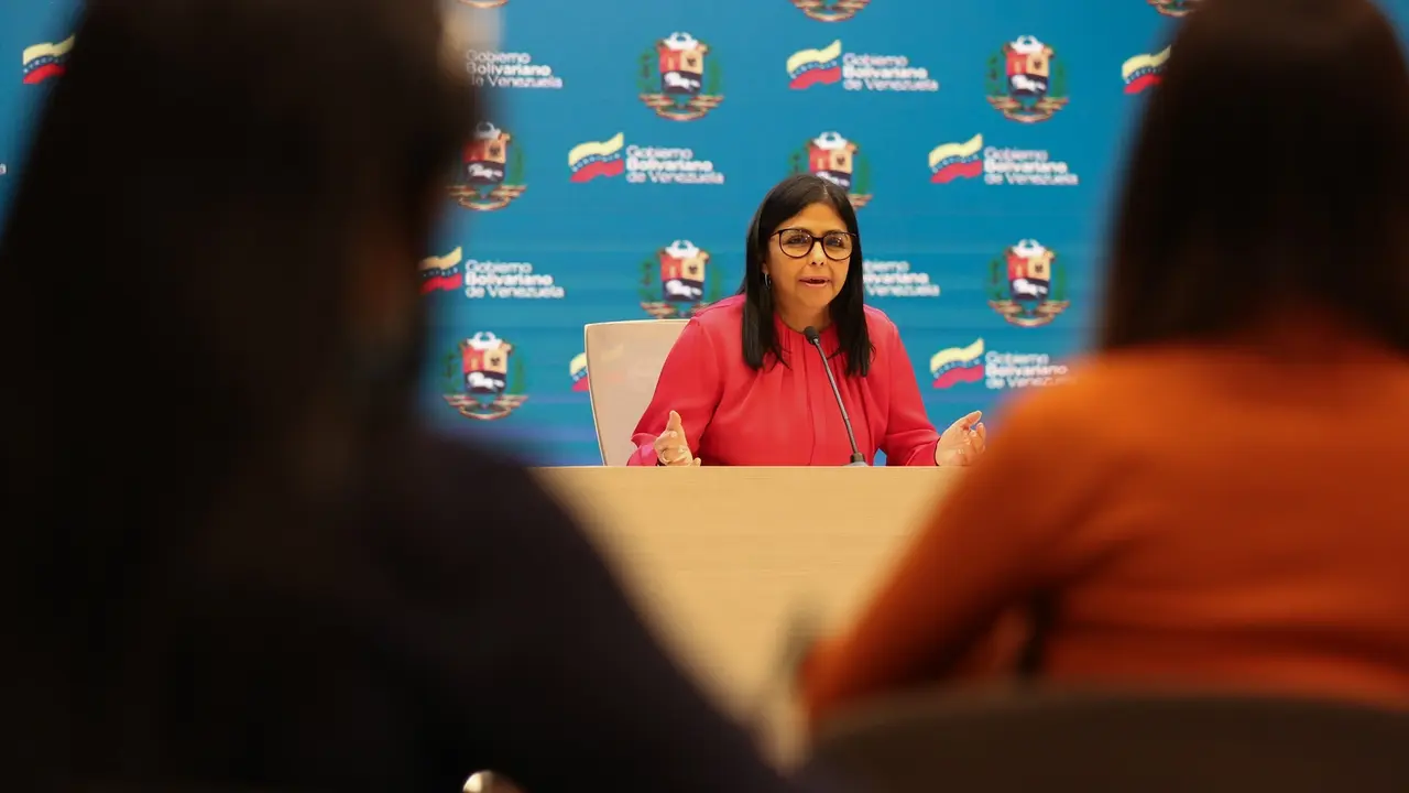 La vicepresidenta venezolana, Delcy Rodr&iacute;guez. Ep / Archivo