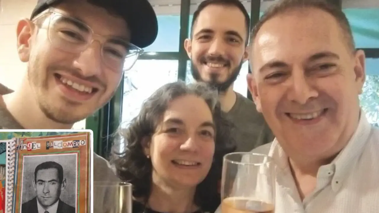 Ren&eacute; Presman con su esposa y sus hijos Maxi y Santi. / J.L. EZQUERRA