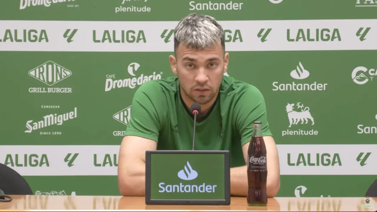 El delantero del Racing, Juan Carlos Arana. / Alerta
