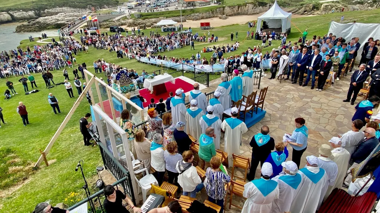 Festividad de la Virgen del Mar en una edici&oacute;n anterior. / Alerta