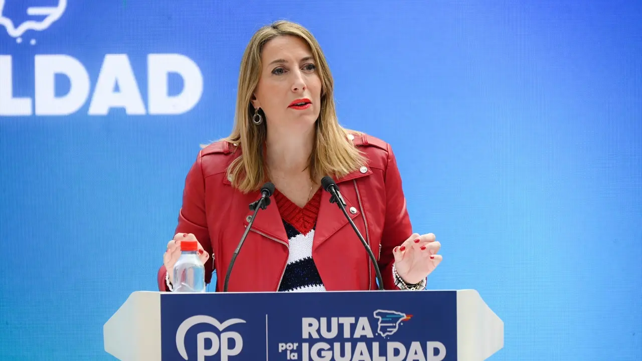 La l&iacute;der del PP en Extremadura y presidenta de la Junta, Mar&iacute;a Guardiola. EP