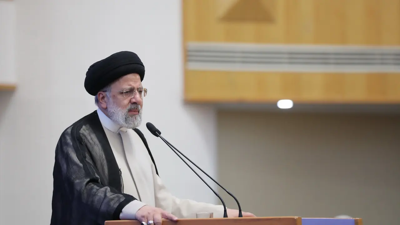 El fallecido presidente de Ir&aacute;n, Ebrahim Raisi, durante un acto oficial. Iranian Presidency Office / Archivo