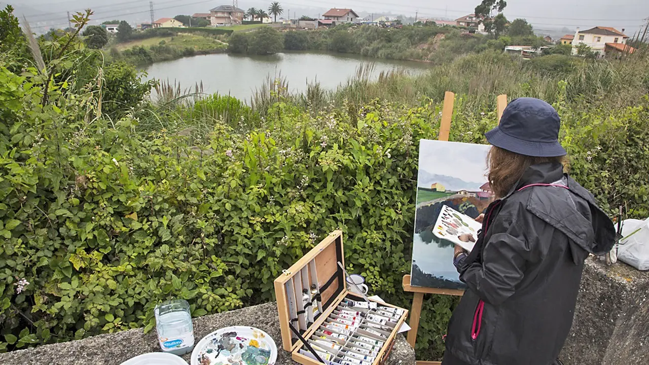 Fotograf&iacute;a de archivo del Concurso de pintura al aire libre. / Alerta
