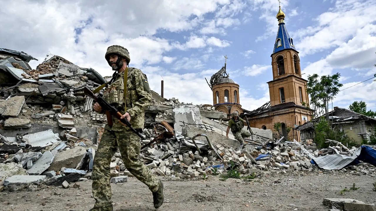 Miembros del Ej&eacute;rcito ucraniano en la regi&oacute;n de Zaporiyia. EP