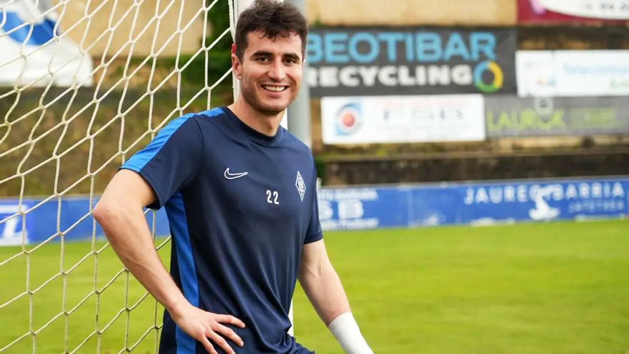 El extremo del Athletic, Jon Morcillo. / JOSE MARI MARTINEZ