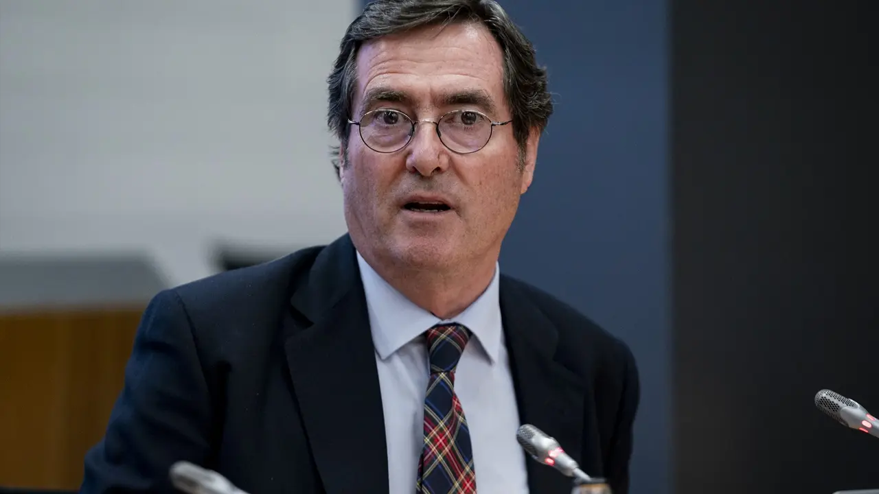 El presidente de la CEOE, Antonio Garamendi. A. P&eacute;rez Meca