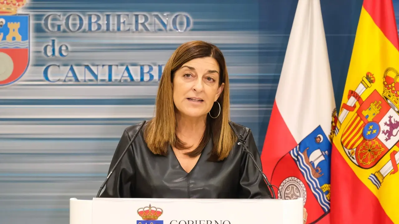 La presidenta del Gobierno de Cantabria, Mar&iacute;a Jos&eacute; S&aacute;enz de Buruaga. / EP
