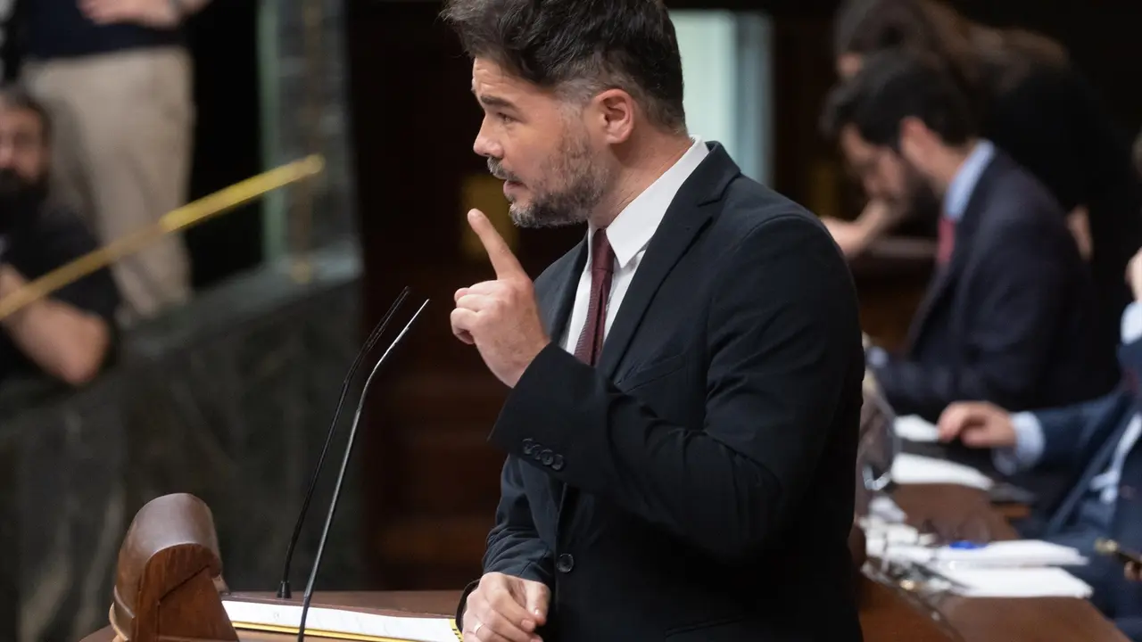 El portavoz de ERC en el Congreso, Gabriel Rufi&aacute;n. Eduardo Parra