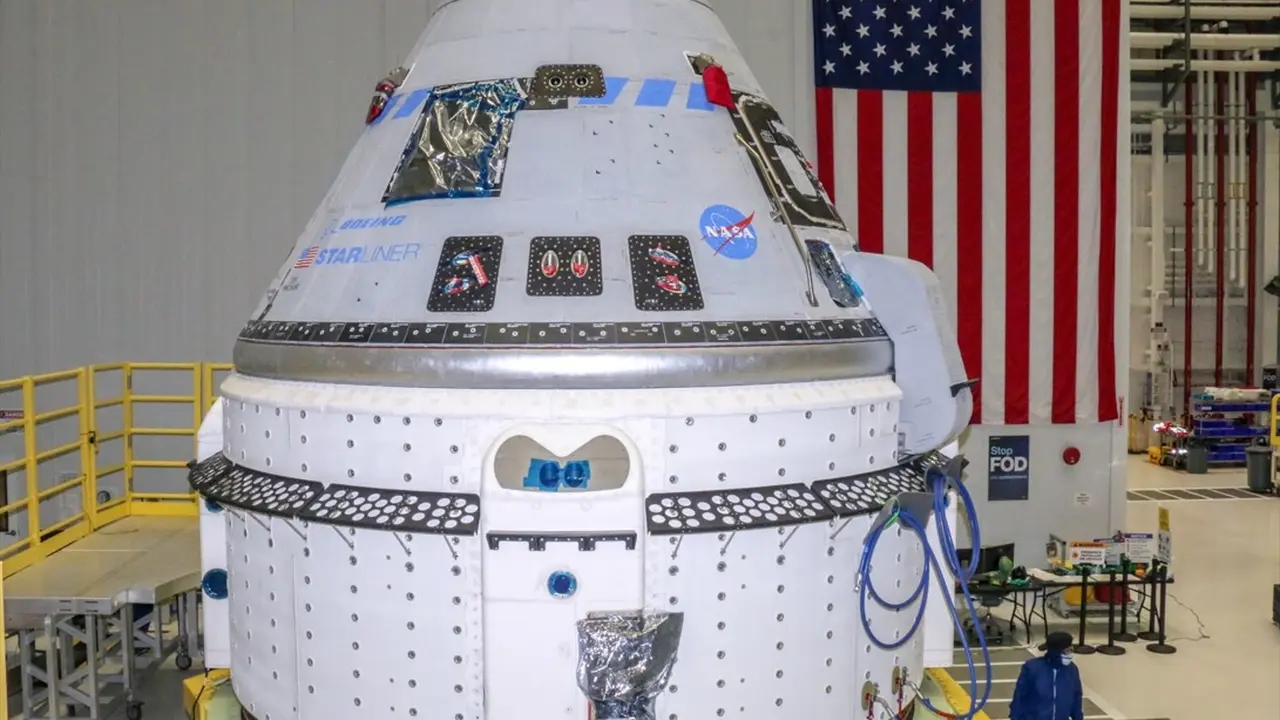 Vista del exterior de la nave. NASA