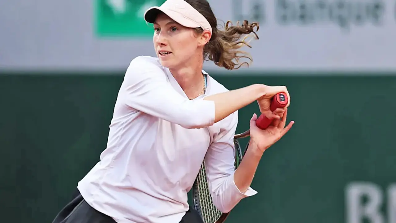 Cristina Bucsa durante el partido. / X