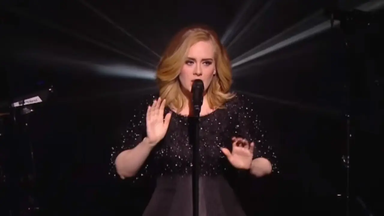 La cantante Adele, durante un concierto. EP / Archivo