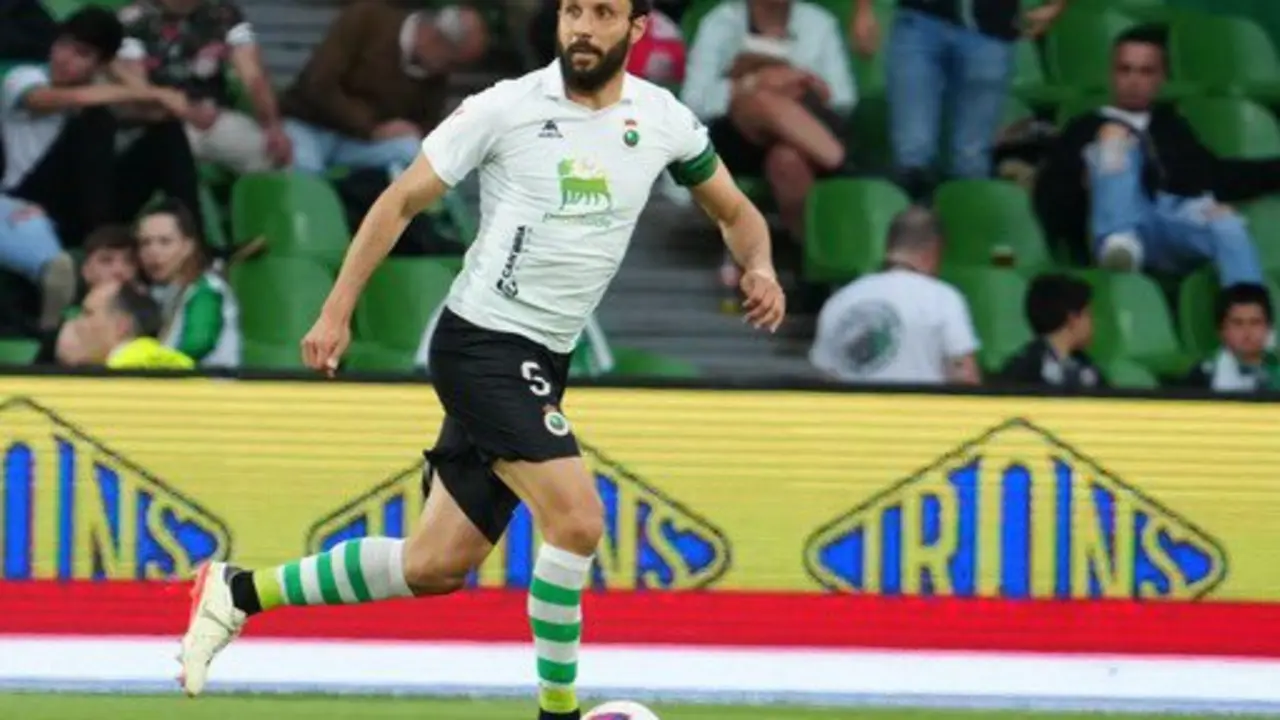 Germ&aacute;n durante un partido en El Sardinero. / RRC