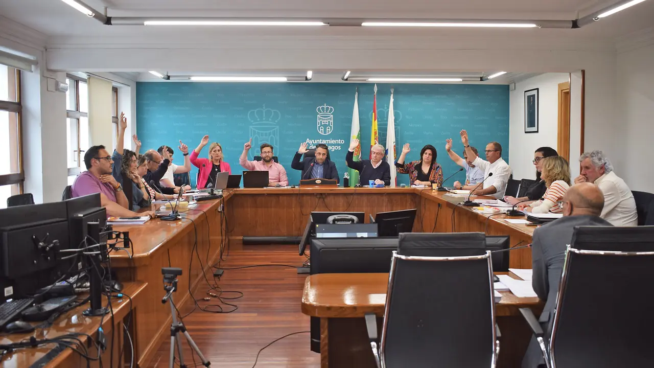 Pleno en el Ayuntamiento de Pi&eacute;lagos el pasado jueves. / Alerta