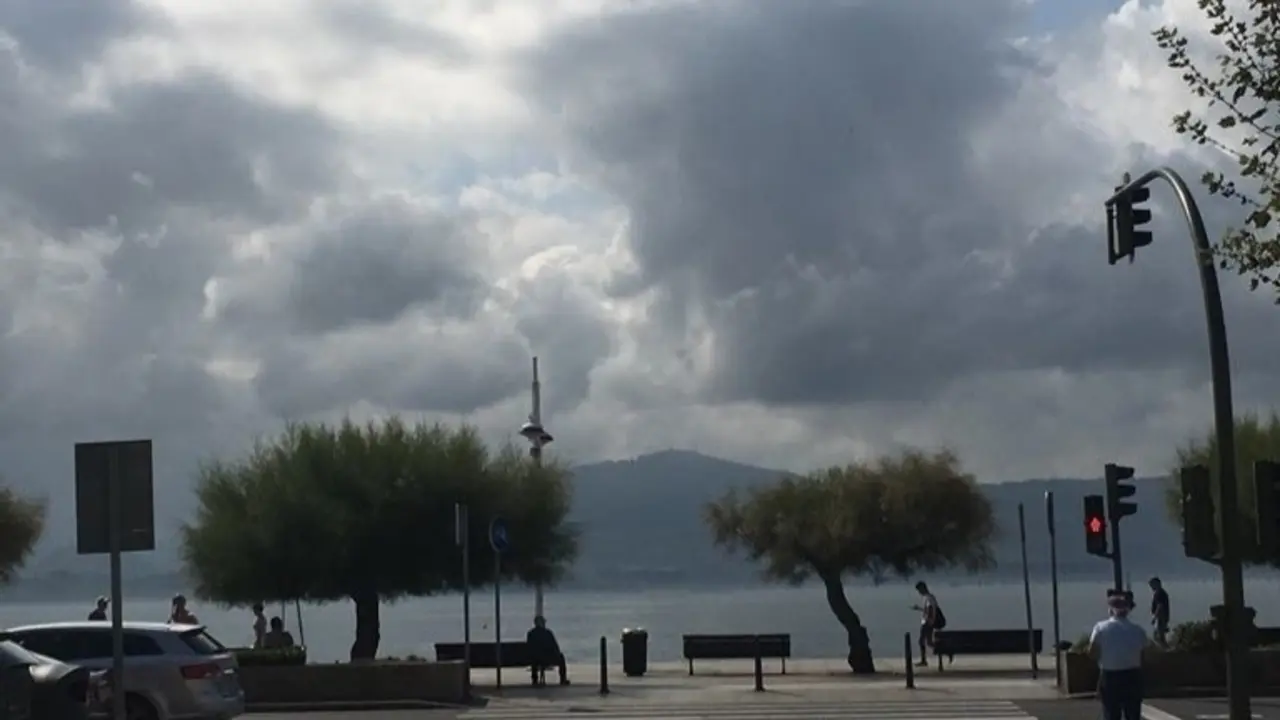Cielo nublado en Santander. / A.E.
