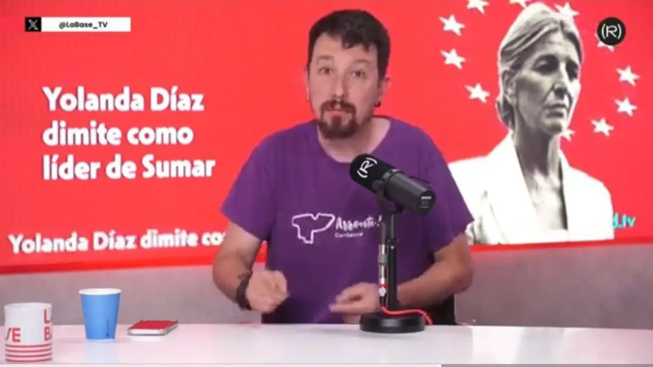 Pablo Iglesias durante su programa. / Alerta