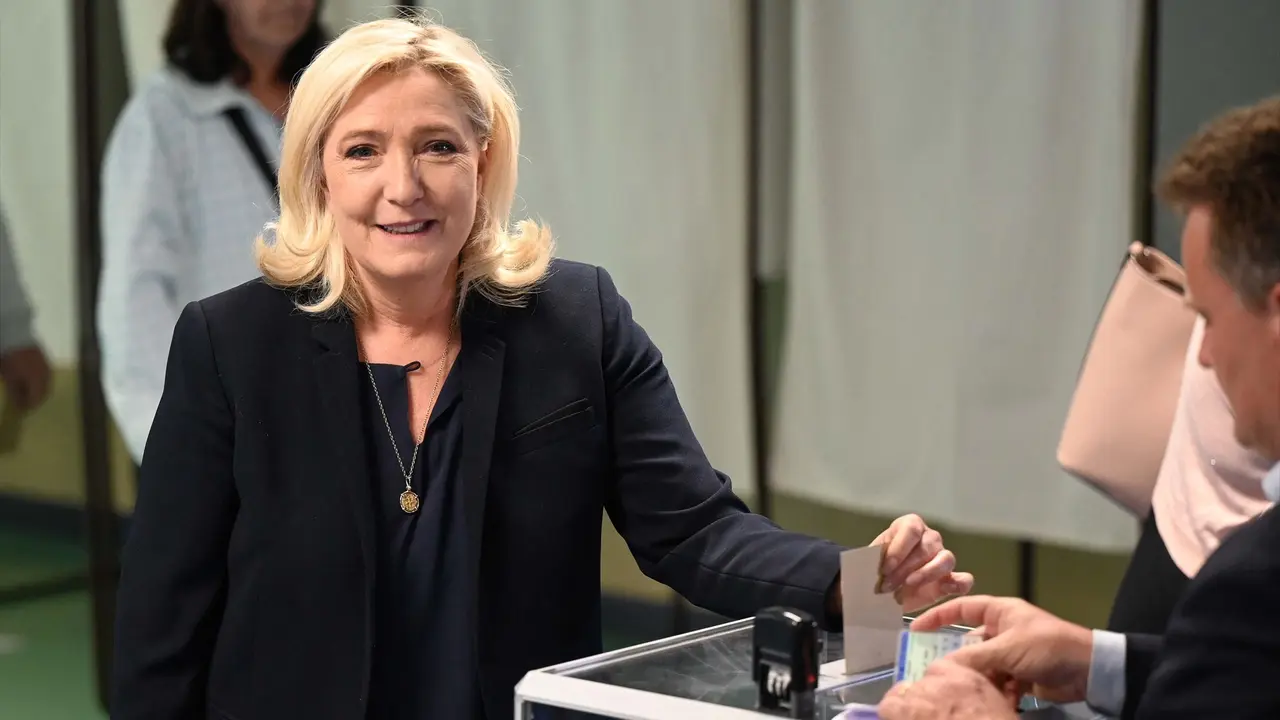 Marine Le Pen. Denis Charlet