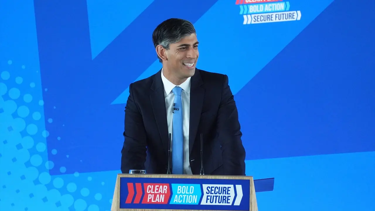 El primer ministro del Reino Unido, Rishi Sunak. ames Manning