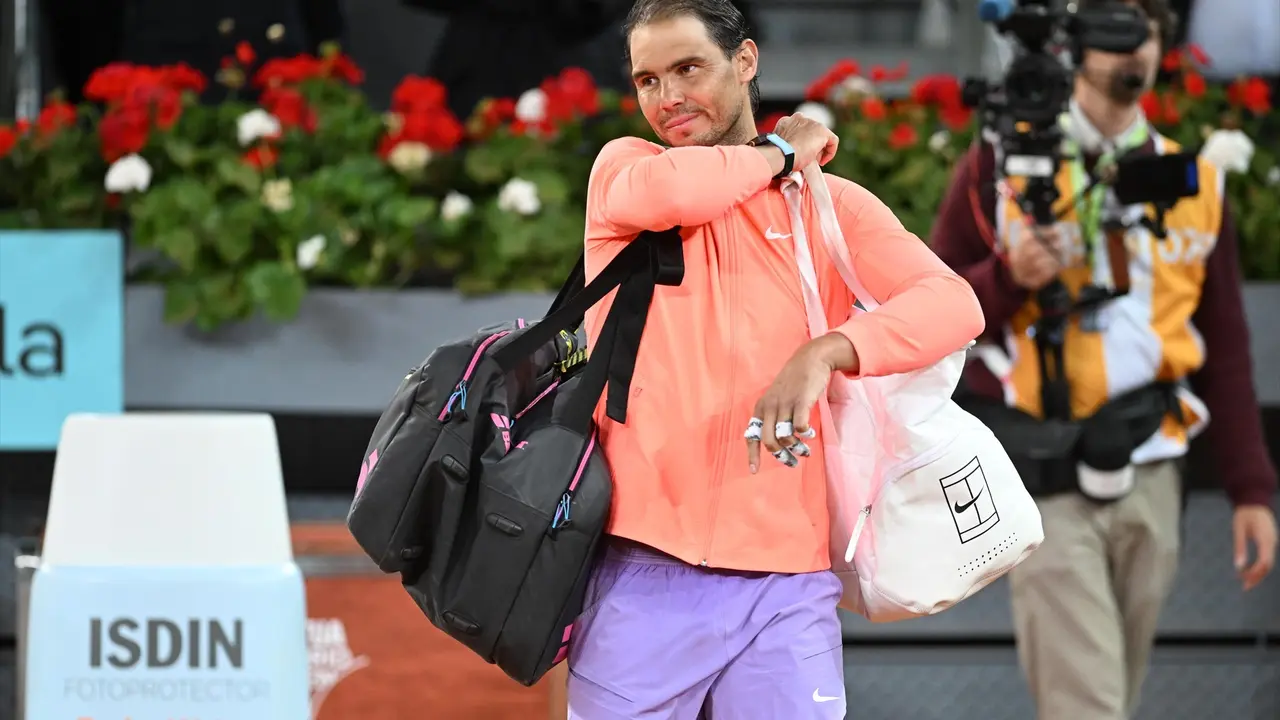 Rafa Nadal en el Mutua Madrid Open, en Madrid. / Jos&eacute; Oliva / EP