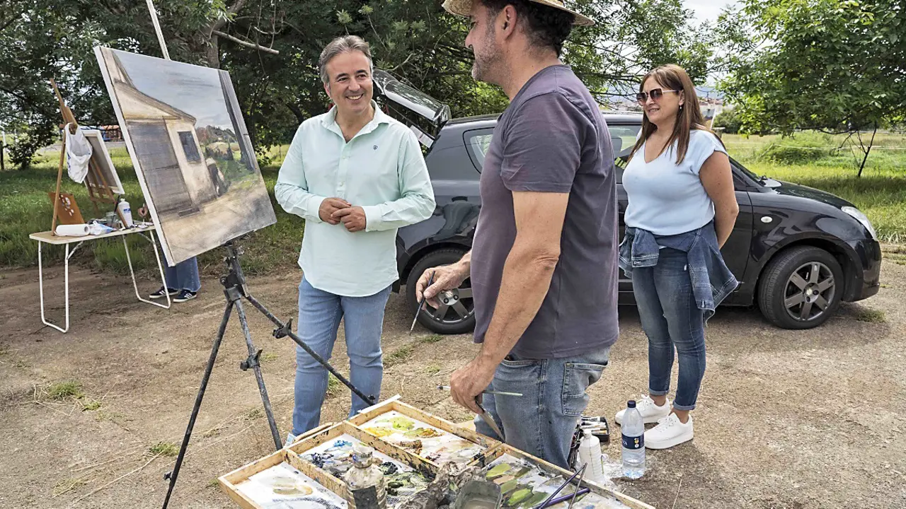 Concurso de Pintura R&aacute;pida al aire libre de Camargo. / Alerta
