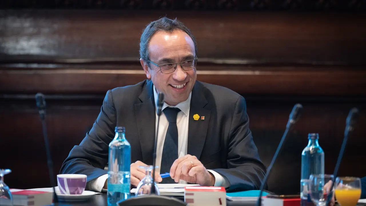 El nuevo presidente del Parlament, Josep Rull. EP