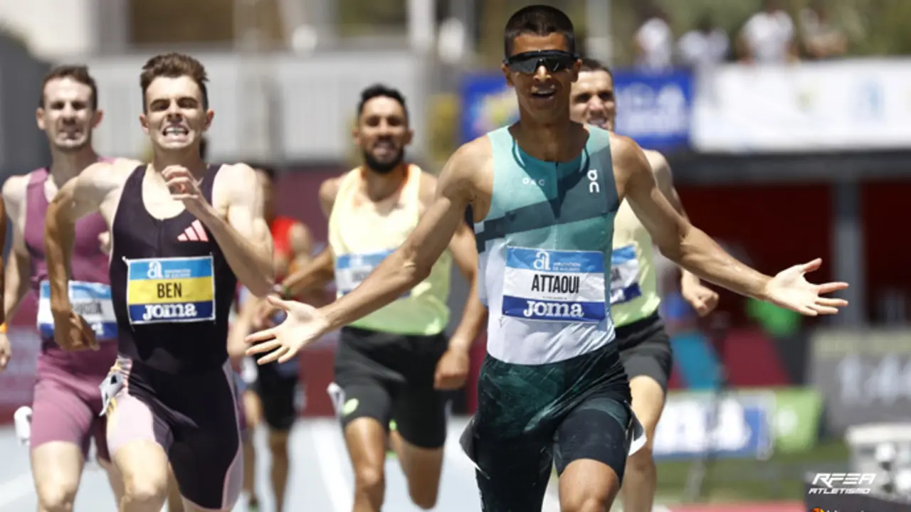 El atleta c&aacute;ntabro, Mohamed Attaoui. aee