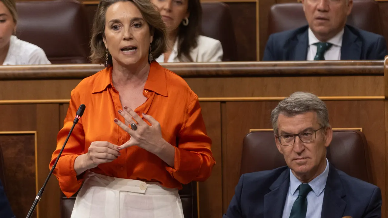 La secretaria general del PP, Cuca Gamarra. / EP
