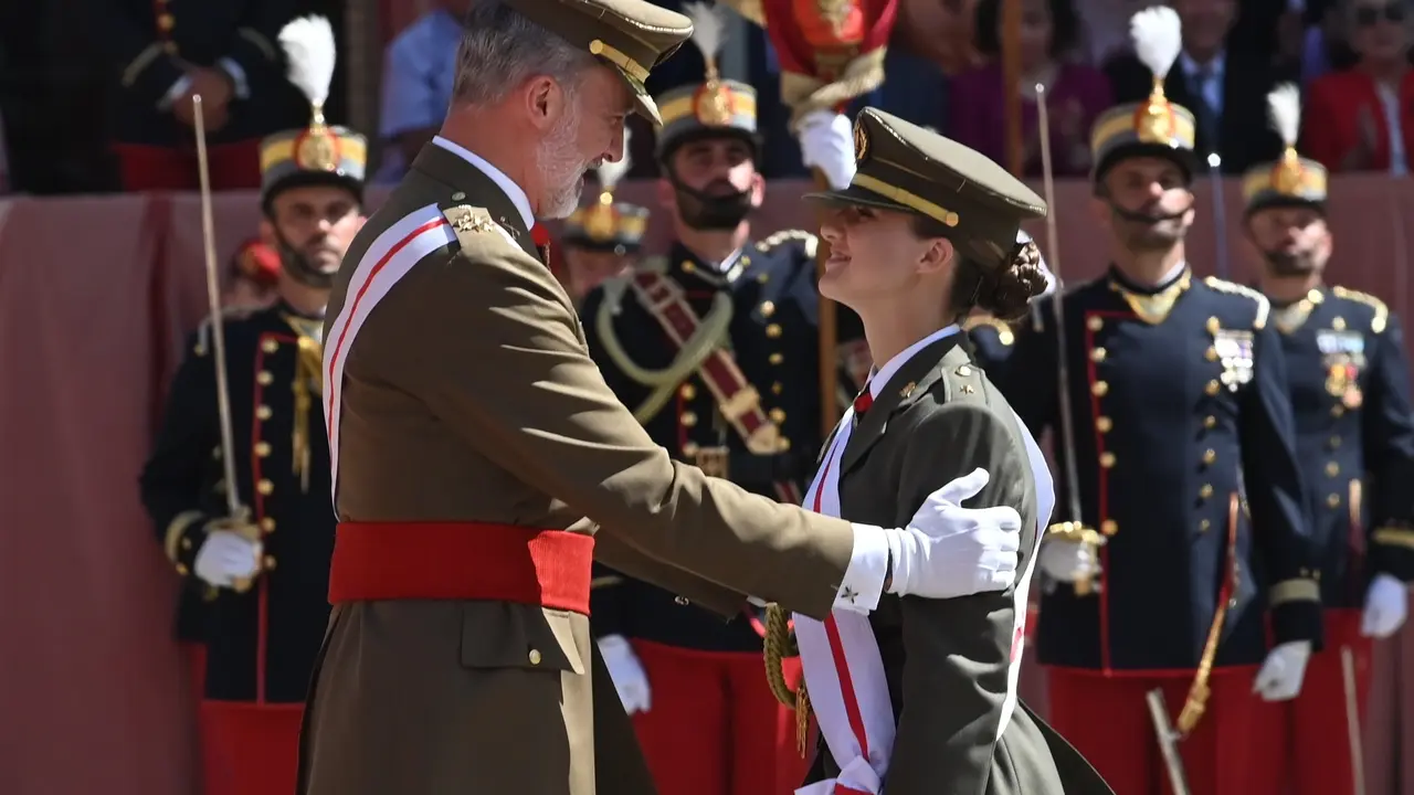 El Rey Felipe VI y la Princesa Leonor. / EP