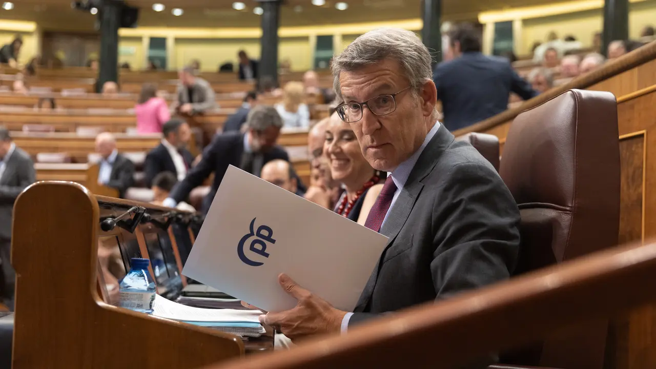 El presidente del Partido Popular, Alberto N&uacute;&ntilde;ez Feij&oacute;o. / EP