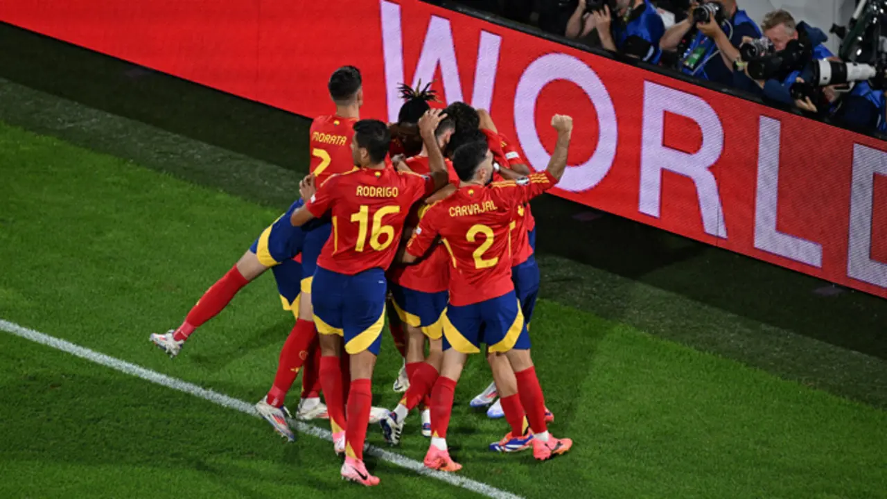 La selecci&oacute;n nacional celebra un gol en la Eurocopa. / EP