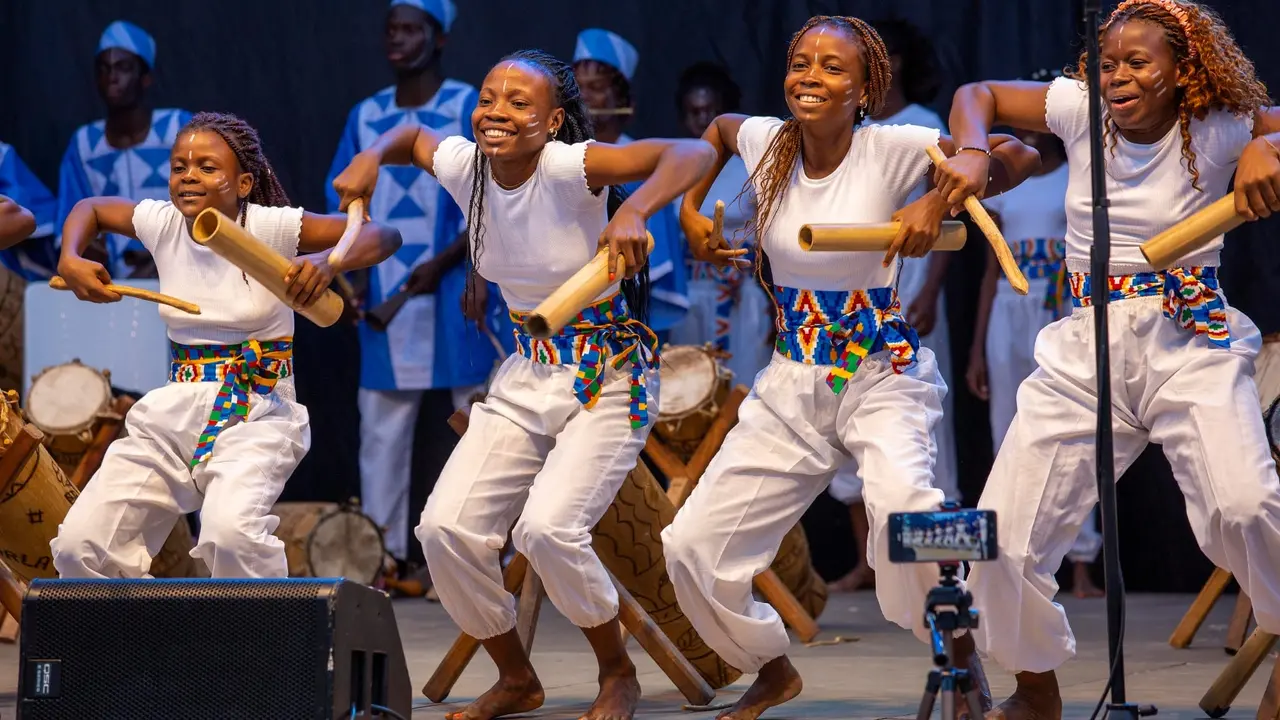 El coro africano &ldquo;Voces por Benin". / A.E
