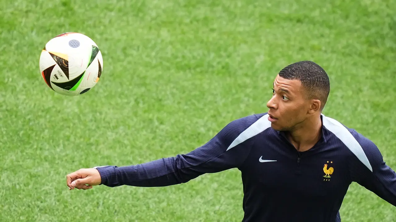 Mbapp&eacute; durante la Eurocopa. / Marcus Brandt