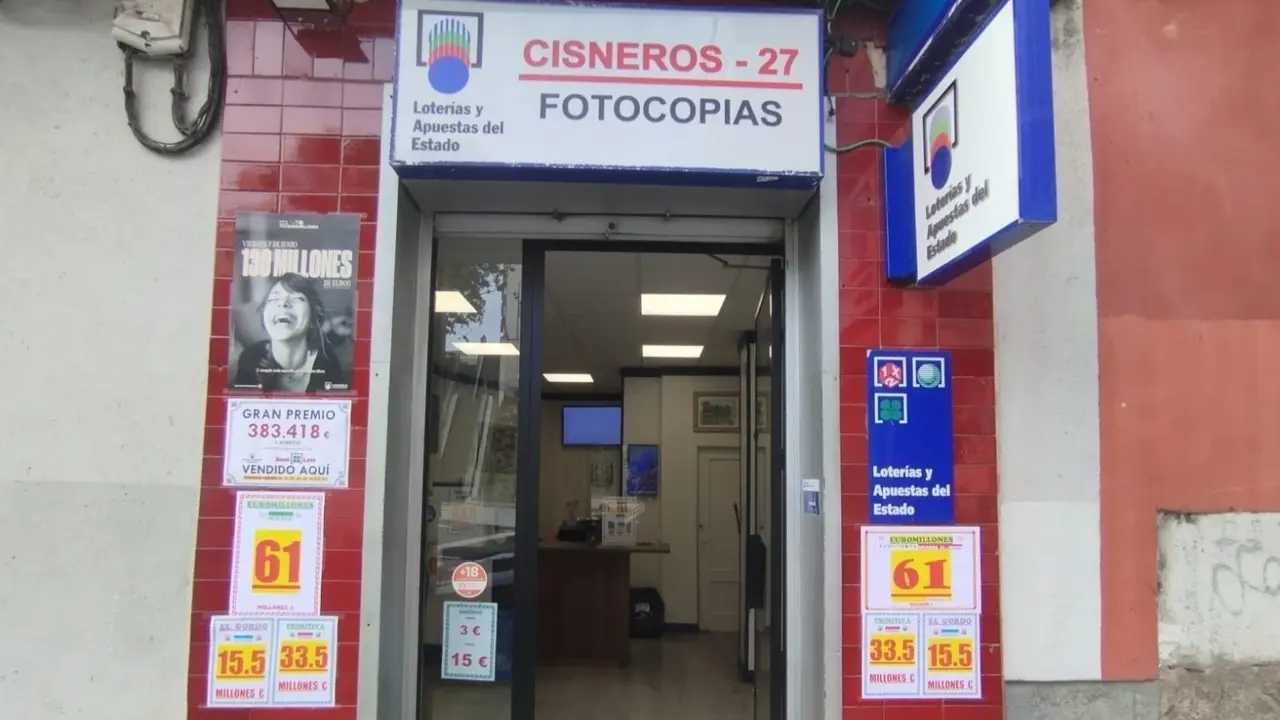 Punto de venta en la calle Cardenal Cisneros 27. EP