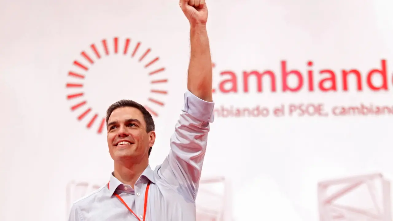Secretario general del PSOE en la clausura del Congreso extraordinario del PSOE 2014. / EP