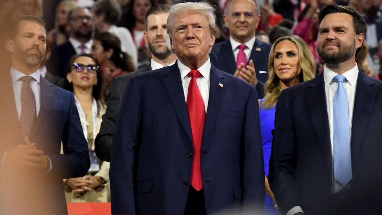 El expresidente de Estados Unidos, Donald Trump, en la convenci&oacute;n republicana. Mark Hertzberg