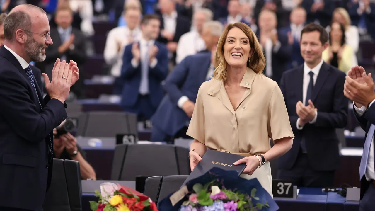 La presidenta del Parlamento Europeo, Roberta Metsola. Philipp von Ditfurth