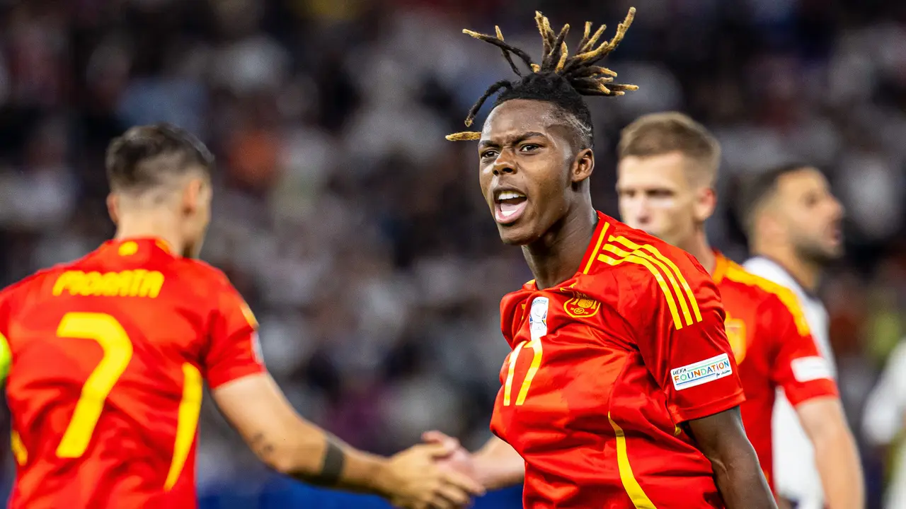 Nico Williams durante la Eurocopa. / Lukasz Skwiot