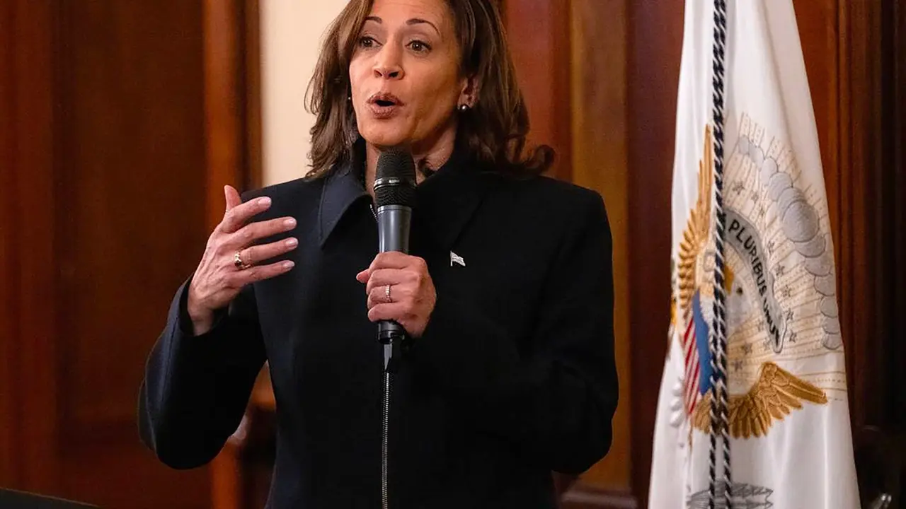 La vicepresidenta de Estados Unidos, Kamala Harris. Paul Kitagaki Jr