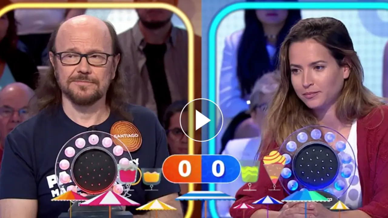 Ana Fern&aacute;ndez y Santiago Segura en 'La Pista'. / antena3