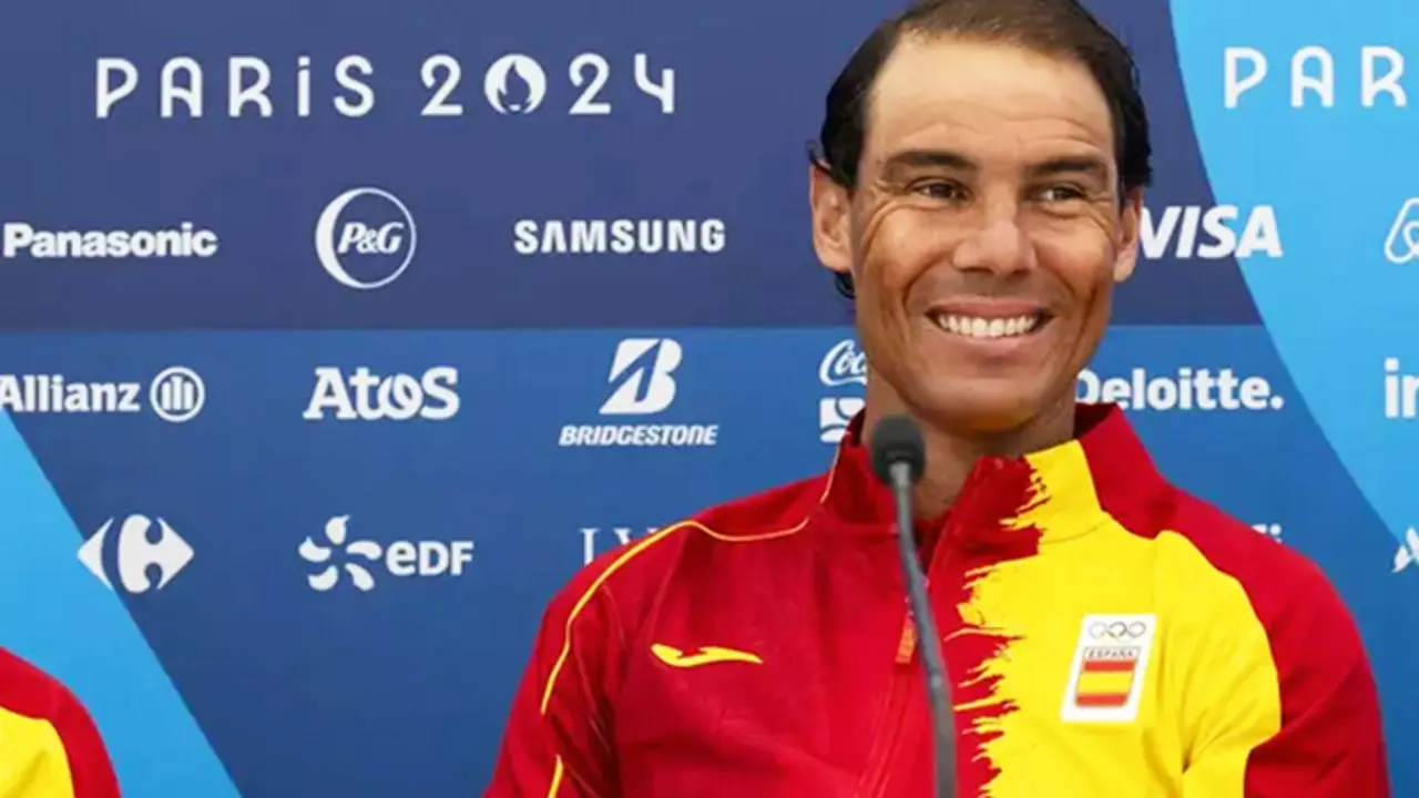 Rafa Nadal en rueda de prensa. / AFP7
