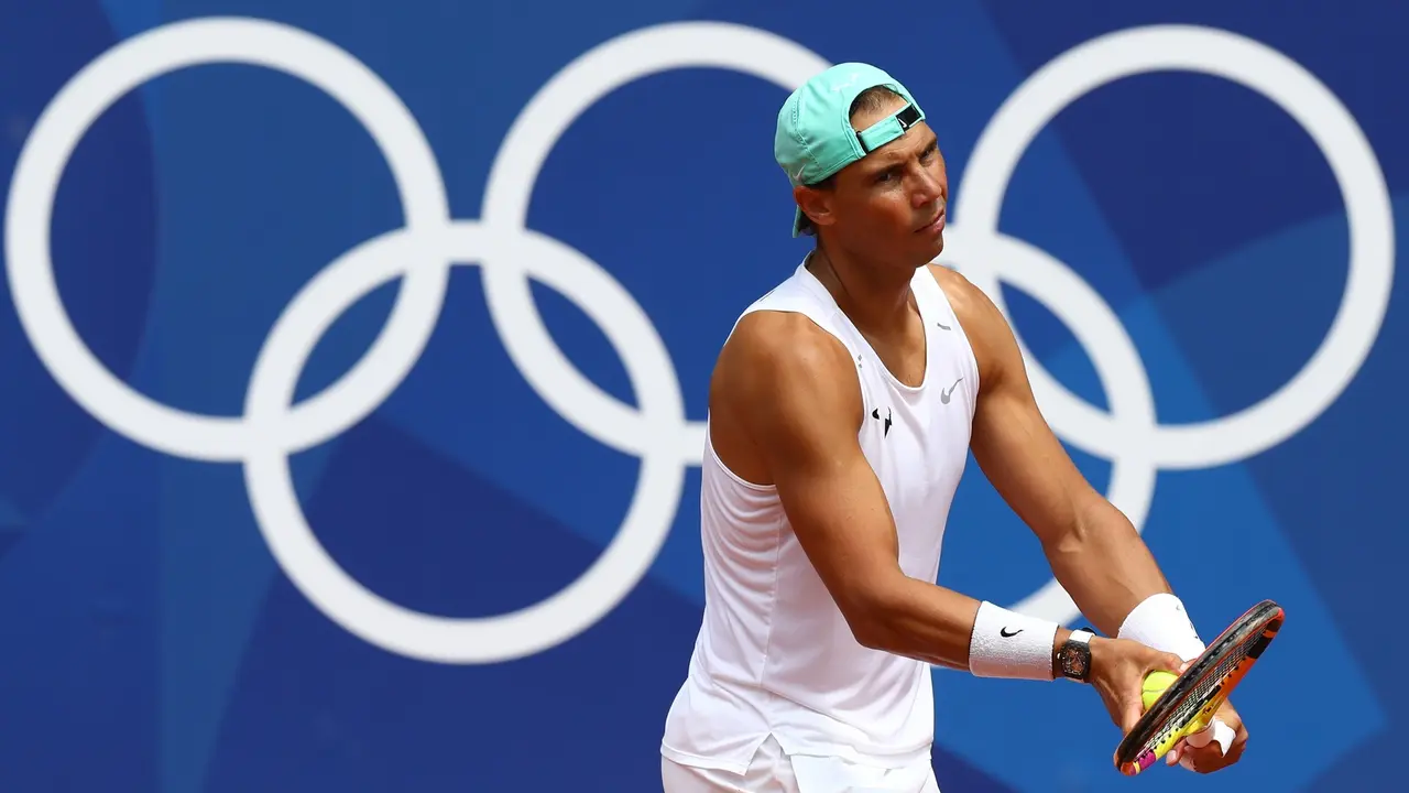 Rafael Nadal en los Juegos Ol&iacute;mpicos de Par&iacute;s. /  Mickael Chavet