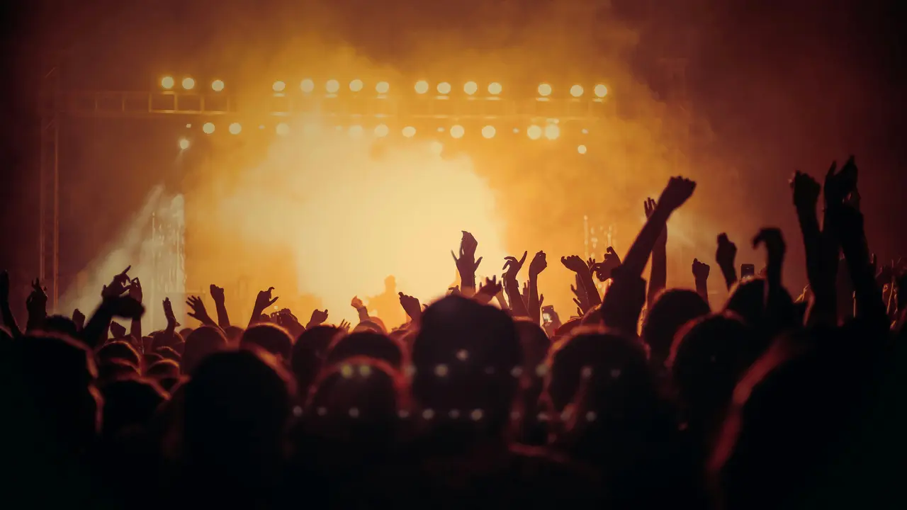 Varias personas disfrutando de una noche de m&uacute;sica. / A.E