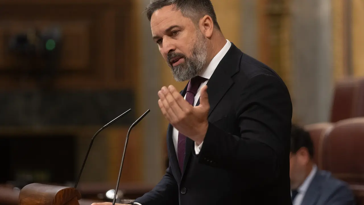 El l&iacute;der de Vox, Santiago Abascal.  Eduardo Parra