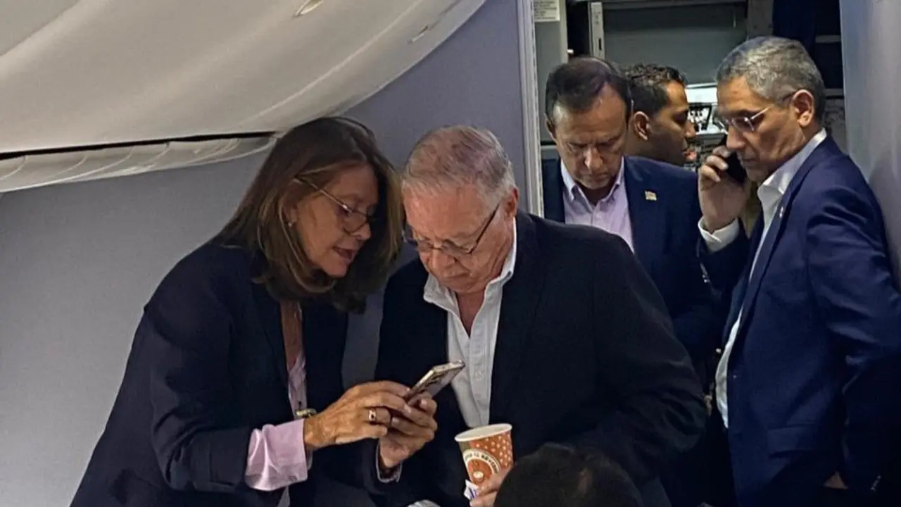 Expresidentes y autoridades latinoamericanas pertenecientes al grupo IDEA. / Red social X
