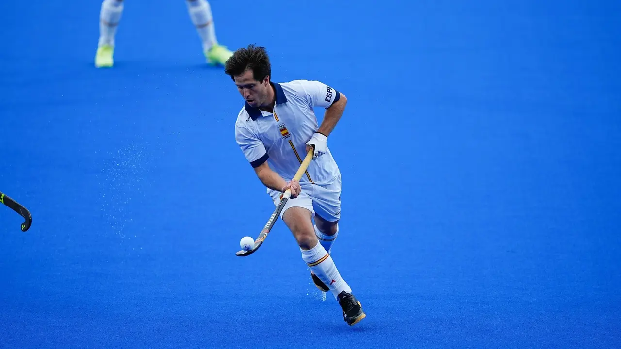 La selecci&oacute;n espa&ntilde;ola masculina de hockey sobre hierba. / RFEH