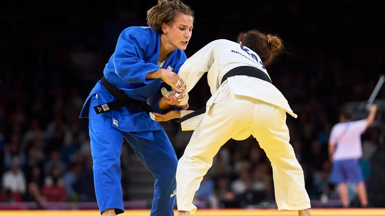 Laura Mart&iacute;nez durante un combate en Paris 2024. / COE