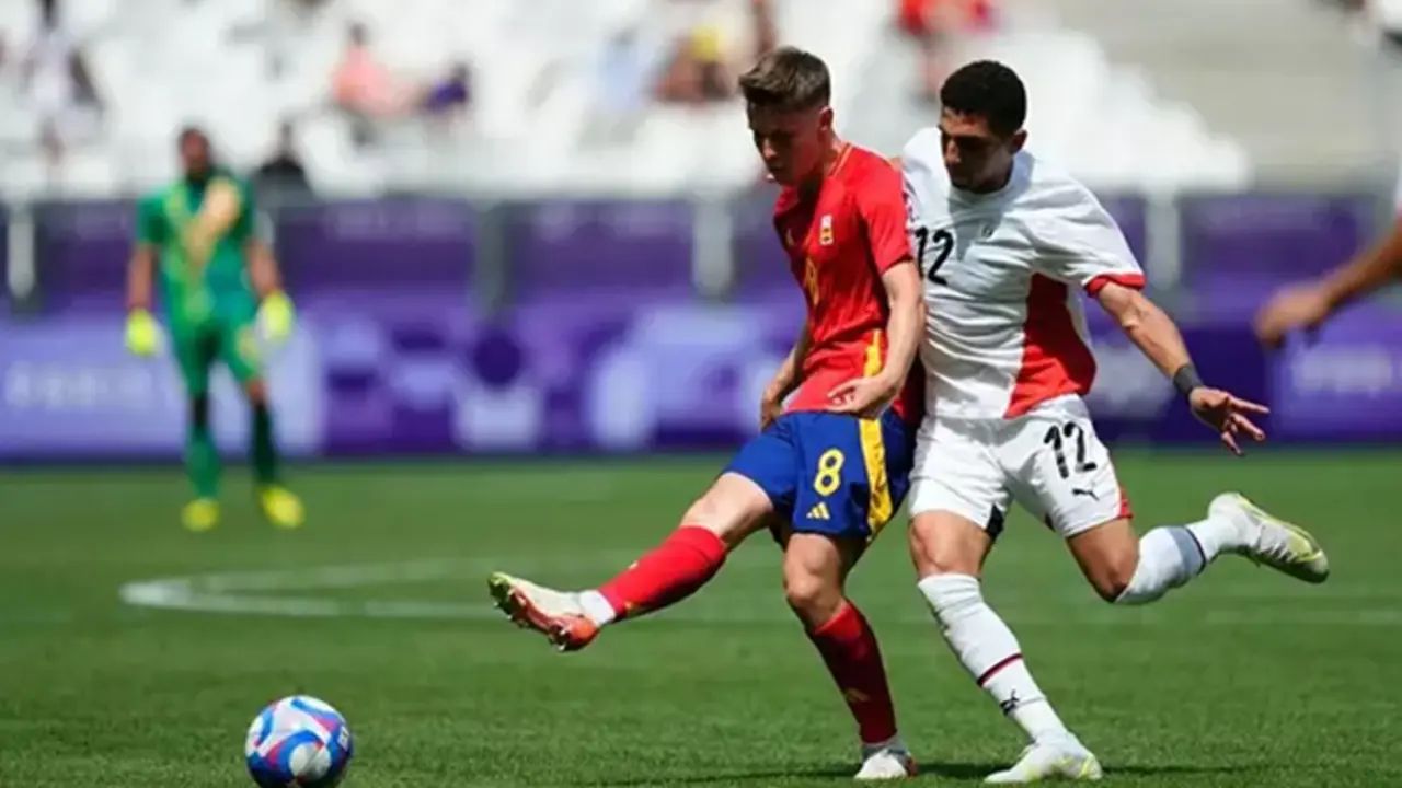 La selecci&oacute;n espa&ntilde;ola de f&uacute;tbol, ante Egipto en Paris 2024. / RFEF