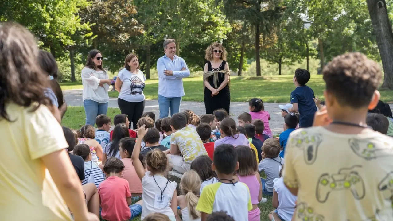 El alcalde, Diego Movell&aacute;n, visita 'Abierto por Vacaciones'. / A.E.
